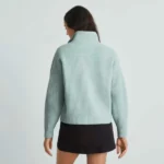 The Felted Merino Half-Zip Sweater - Image 2